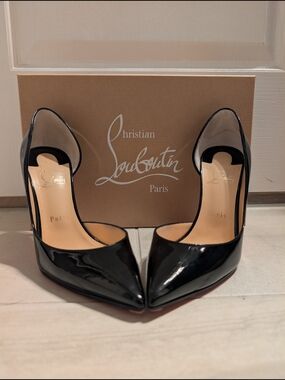 Christian Louboutin Iriza 100 Black Patent
